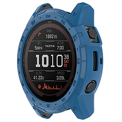 Coque en TPU avec cavité sport à dégagement rapide pour votre Garmin Enduro 2/Tactix 7 - bleu foncé