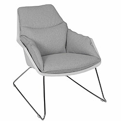 The Home Deco Factory Fauteuil en tissu Mora.