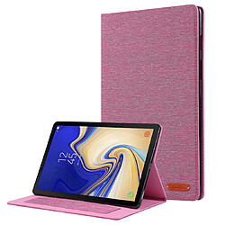 Wewoo Housse Coque Pour Galaxy Tab S5e T720 / T725 en cuir avec rabat horizontal Étui support et fentes cartes Rose