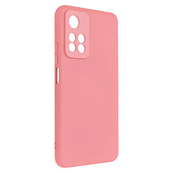 Avizar Coque Redmi Note 11 Pro Plus Silicone Semi-rigide Soft-touch Fine rose