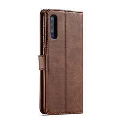 Avis Wewoo Housse Coque Pour Galaxy A70 LC.IMEEKE en cuir de veau à rabat horizontalavec support et fentes cartes et portefeuille marron