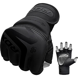 RDX Sports RDX F15 Noir Gants MMA Petite Cuir PU - RDX - GGR-F15MB-S