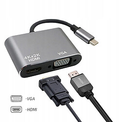 Acheter GUPBOO Adaptateur USB-C USB3.1 - Adaptateur VGA HDMI 4K,JL1767