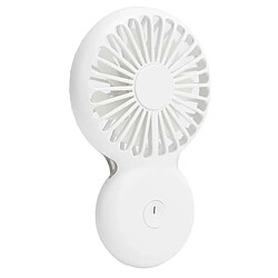 Mini Ventilateur Ventilateur électrique Portable Léger à Faible bruit avec une petite lumière pour les Voyages pour le Bureau