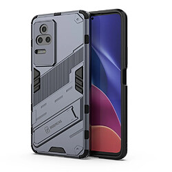 Coque en TPU antichoc avec béquille bleu foncé pour votre Xiaomi Redmi K50 Pro