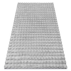 RUGSX Tapis BUBBLE argentin 21 IMITATION DE FOURRURE DE LAPIN 3D structurel 120x170 cm