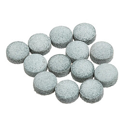 Acheter 50pcs / box pro billard billard billard pointe conseils dureté midium gris 9mm