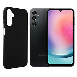 Coque de protection souple silicone Noir pour Samsung Galaxy A24 4G 6.5" -VISIODIRECT-