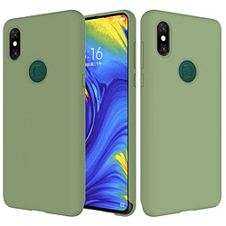 Wewoo Coque Étui de protection en silicone couleur unie anti-gouttes pour Xiaomi Mi Mix 3 (vert)