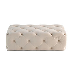 Acheter Lisa Design Gallata - pouf Chesterfield - en velours