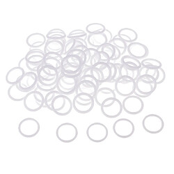 100pc / lot sangle de soutien-gorge slider crochets 0 bagues lingerie couture blanc 8mm pas cher