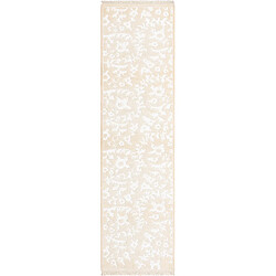 Vidal Tapis de couloir en laine 297x81 beige Darya