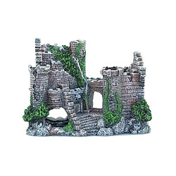 Universal Résine artificielle aquarium aquarium décoration vieux château paysage roche décoration aquarium accessoires déco maison | Décorations