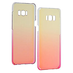 Case It Coque dure avec Dégradé Métallique pour Samsung Galaxy S8 Edge Orange pas cher