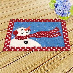 Latch Hook Kits Tapis De Noël Tapis Tapis Coussin Faire Bonhomme De Neige