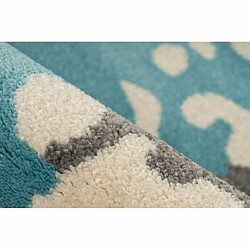 Avis Paris Prix Tapis Tissé Imprimé Naila Crème & Bleu 120 x 170 cm