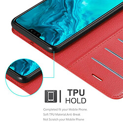 Cadorabo Coque Honor 9X LITE Etui en Rouge pas cher