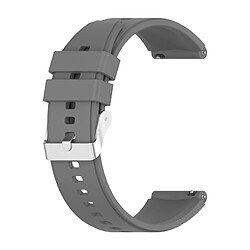 Avizar Bracelet pour Huawei Watch GT Runner Renforcé Boucle Argentée Gris