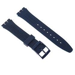 Bande de bracelet de montre en caoutchouc de silicone de 17mm pas cher