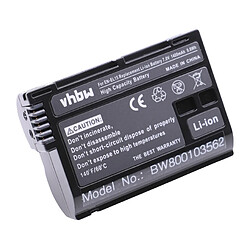 vhbw batterie compatible avec Nikon D7500, D780, D800, D8000, D800E, D810, D810a appareil photo DSLR (1400mAh, 7V, Li-Ion) avec puce d'information