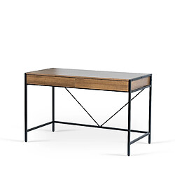 Vivaldi Bureau Ally 123 cm Chêne Noyer/Noir