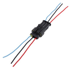 La Voiture A Caché La Prise De Fil électrique Avec Les Clips De Harnais De Fil De Câble 14AWG 3pin