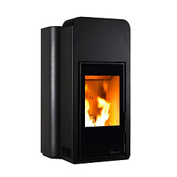 Poêle à granulés de bois 7.5kw noir - 20893 - ECOFOREST