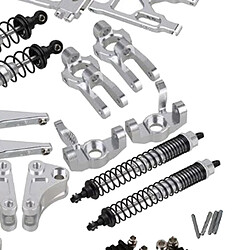 Kit Métal De Rechange RC Pour WLtoys K949 10428-B 10428-C Accessoire De Bricolage De Voiture Sur Chenilles Argent