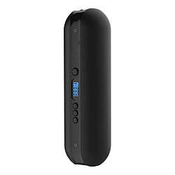 Compresseur D'air Portable Mini Pompe De Gonflage De Pneu De Moto De Vélo Intelligent Noir