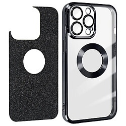 Avizar Coque iPhone 13 Pro Paillette Noir