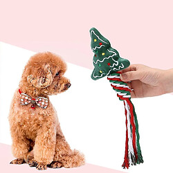 Acheter Jouet de corde interactif pour chien, 6 paquets, pour la dentition, cadeau de Noël, pour nettoyer les dents