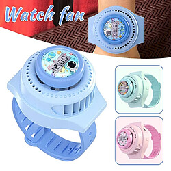 Avis (Rose) Ventilateur De Montre Avec Fonction De Chronométrage Portable Muet Petit Ventilateur De Poche Pour Enfants Garçons Filles