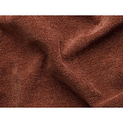 Vente-Unique Canapé d'angle droit en tissu terracotta CAMILIO de Maison Céphy pas cher