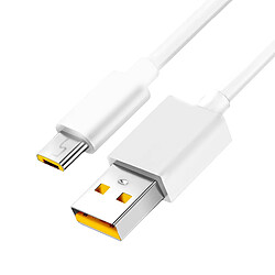 Câble USB 2A vers Micro-USB Charge et Synchronisation 1m Original Oppo Blanc