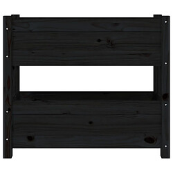 Acheter vidaXL Jardinière Noir 77x25x66 cm Bois massif de pin