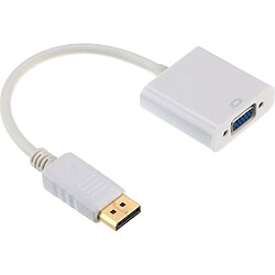 Gembird DisplayPort - D-Sub (VGA) blanc (A-DPM-VGAF-02-W)