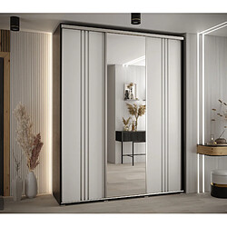 Abiks Meble Armoire DAVOS 7 À Portes Coulissantes 235,2/190/45 3 Portes