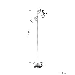 Avis Beliani Lampadaire MOYOLA Métal Beige