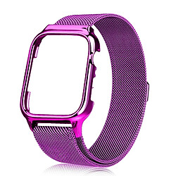 Wewoo Bracelet milanais en acier inoxydable avec boucle pour Apple Watch série 4 44 mm