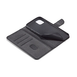 F05 Cas de téléphone portable Noir Clamshell Pockeproof Note de protection de téléphone mobile à l'épreuve de la chute avec une fente de carte pour Apple iPhone13 Pro Max