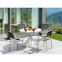 Ensemble table & chaises