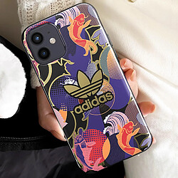 Avis Adidas Coque pour iPhone 12 Mini Bords Surélevés Allover Print CNY Multicolore