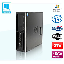 PC HP Compaq Elite 8100 SFF G6950 2,8 GHz 16Go 2000Go Wifi Graveur W7 Pro - Occasion