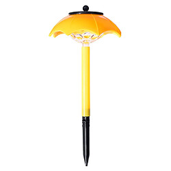 Lumières Solaires Extérieures De Parapluie Actionnées Solaires Pour Le Jaune De Patio De Jardin