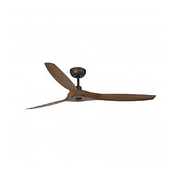 faro Plafonnier ventilateur Morea Marron 28 Cm