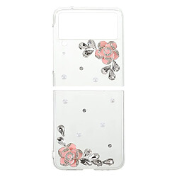 Coque en TPU anti-chute fleur pour votre Samsung Galaxy Z Flip3 5G