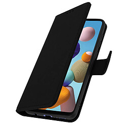 Avizar Étui Samsung Galaxy A21s Housse Intégrale Porte-carte Fonction Support Noir