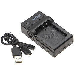 vhbw Chargeur de batterie USB compatible avec XiaoYi BXM-10 caméra, DSLR, action-cam