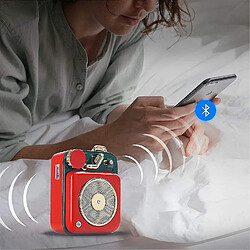 Universal Haut-parleur Bluetooth sans fil Portable YYH avec bouton de haut-parleur rétro (rouge)