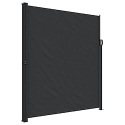 vidaXL Auvent latéral rétractable noir 220x600 cm